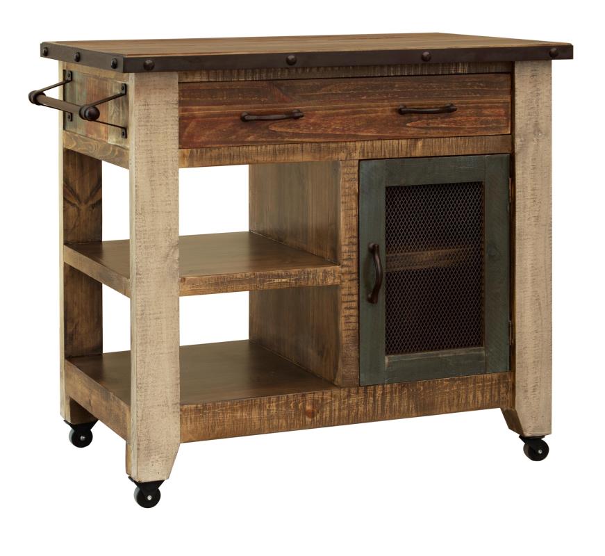 1 Drawer, 1 Mesh Door Kitchen Island