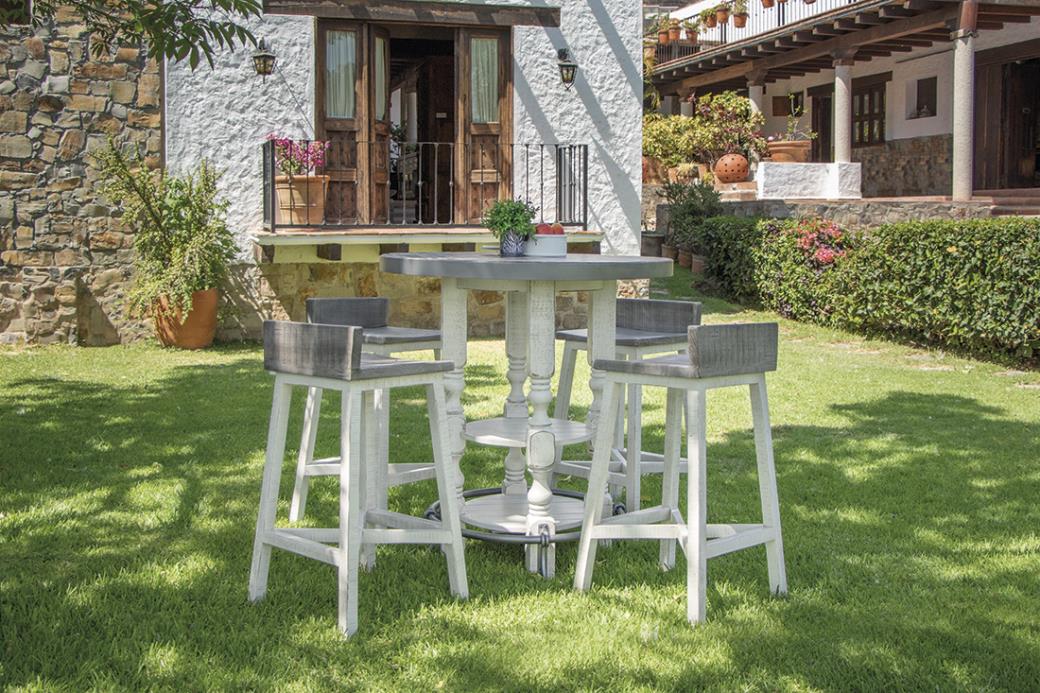 30" Wooden Stool