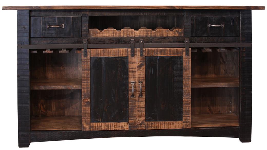2 Drawer, 2 Shelves & 2 Doors Bar