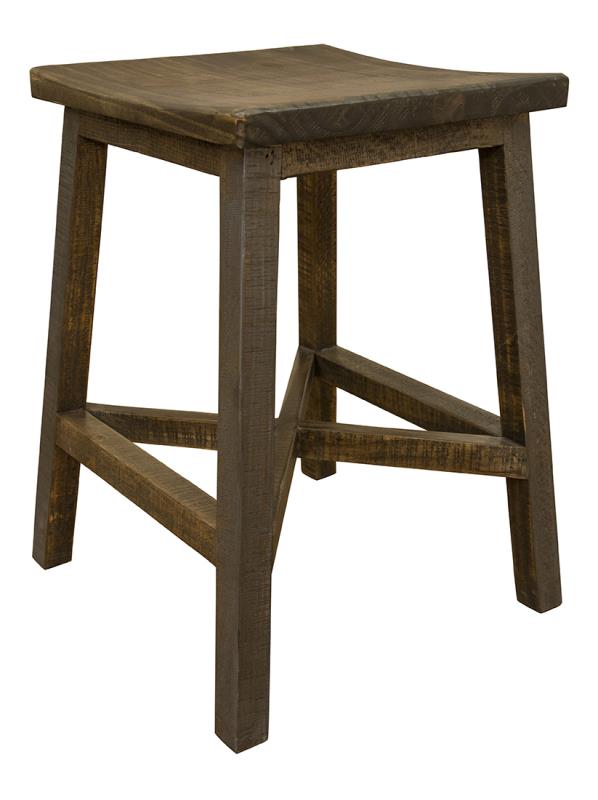 24" Wooden Stool