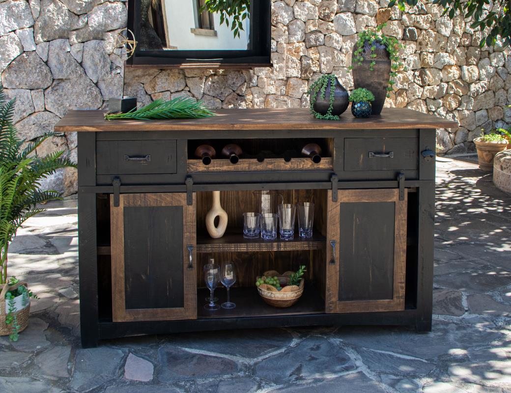 2 Drawer, 2 Shelves & 2 Doors Bar