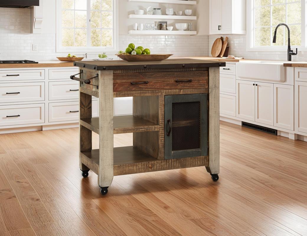 1 Drawer, 1 Mesh Door Kitchen Island