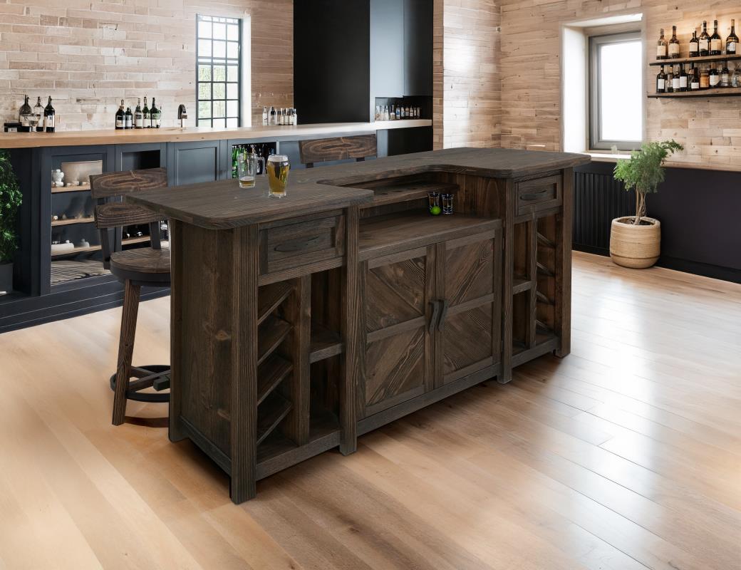 2 Drawer, 2 Door, Bar