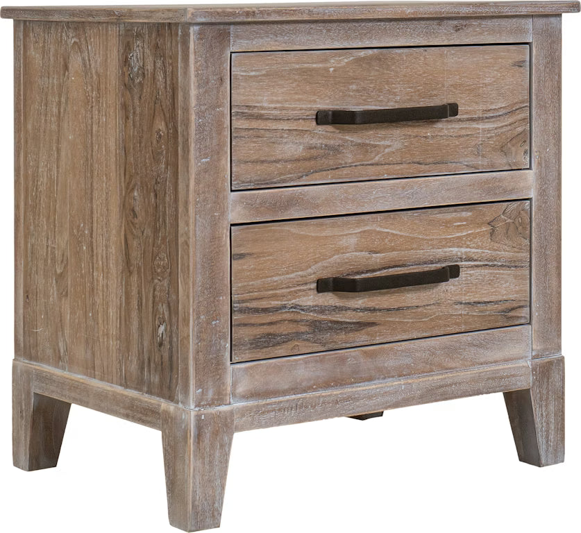 CLEARANCE! 2 Drawer Solid Wood Nightstand