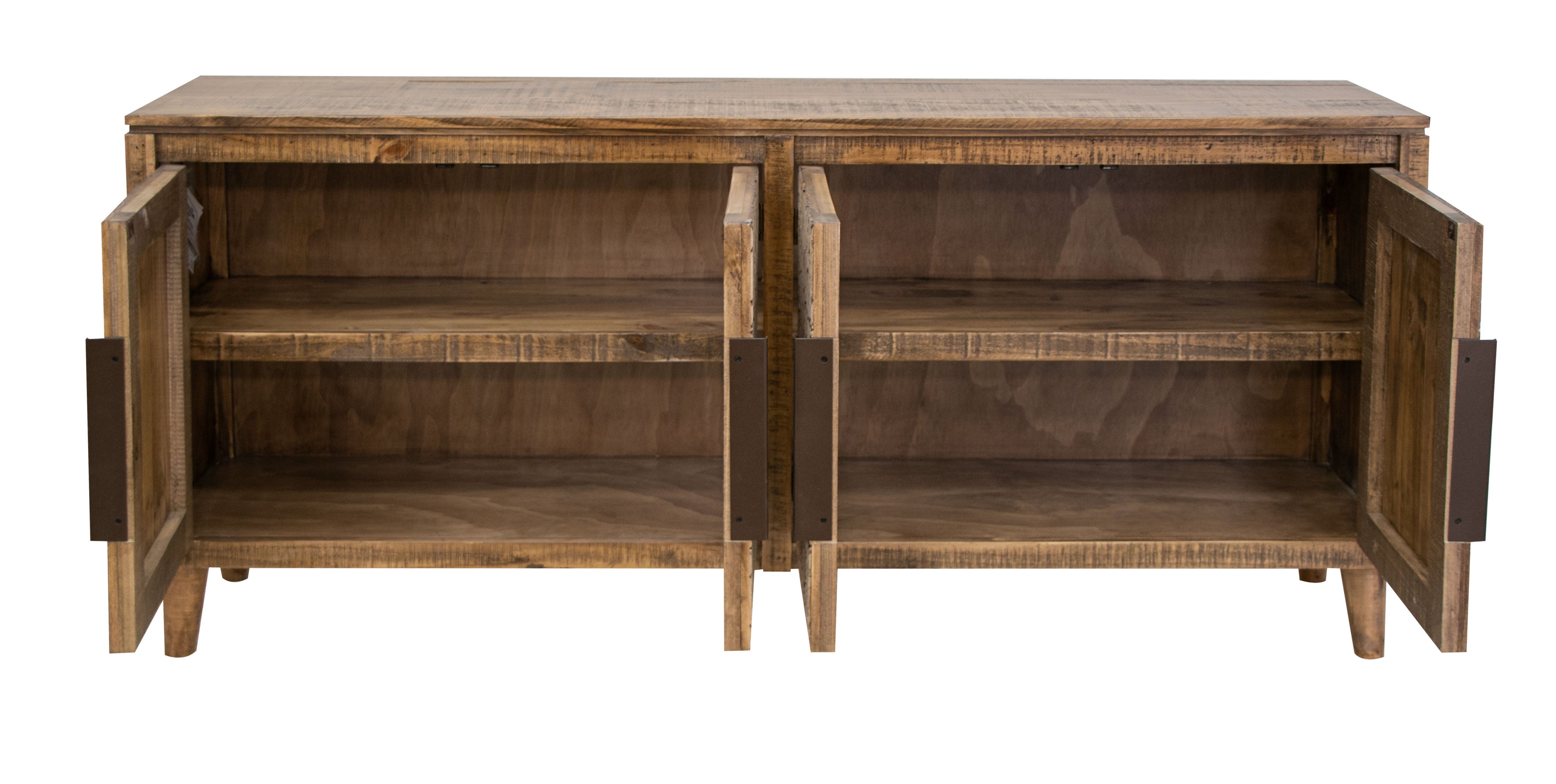 CLEARANCE! 4 Door Solid Wood Console