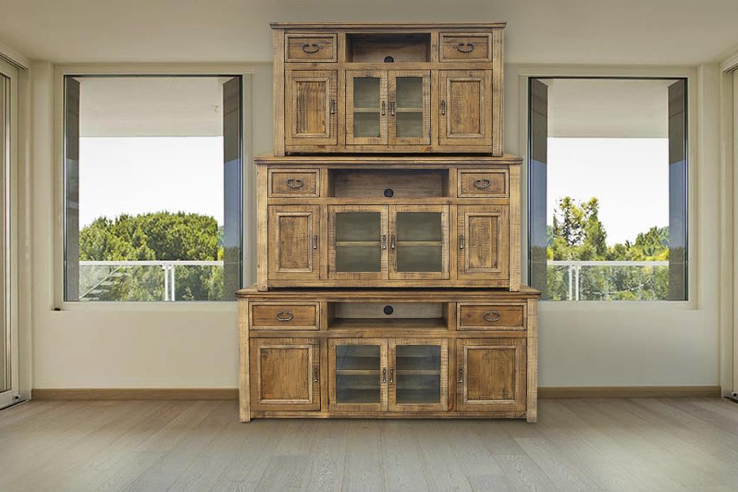 2 Drawer 4 Doors 80" TV Stand