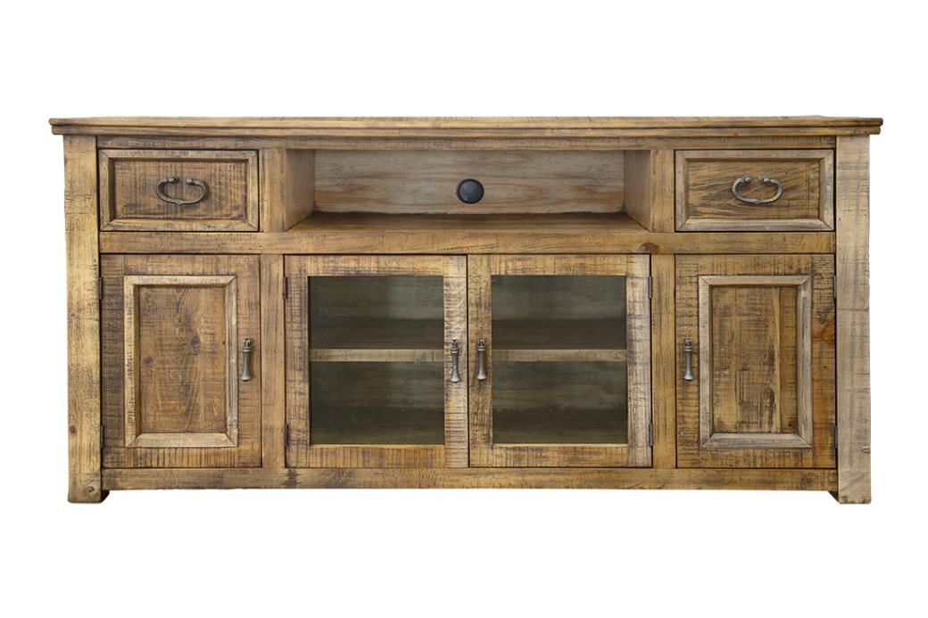 2 Drawer 4 Doors 70" TV Stand