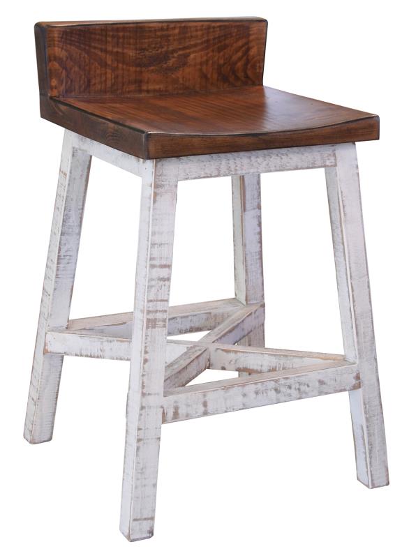 24" Wooden Stool