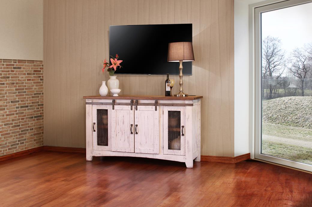 4 Door 60" TV Stand