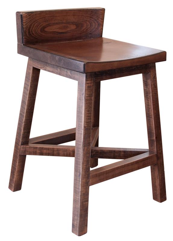 24" Wooden Stool