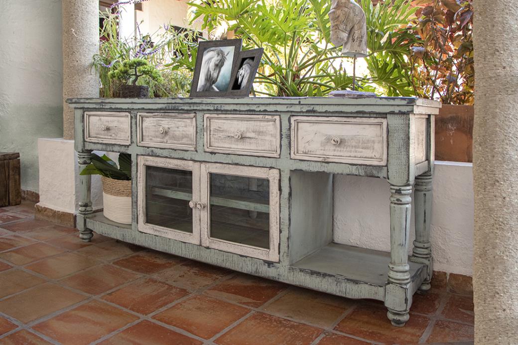 4 Drawer 2 Doors 70" TV Stand
