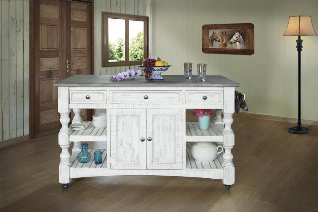 3 Drawer, 2 Doors Kitchen Island