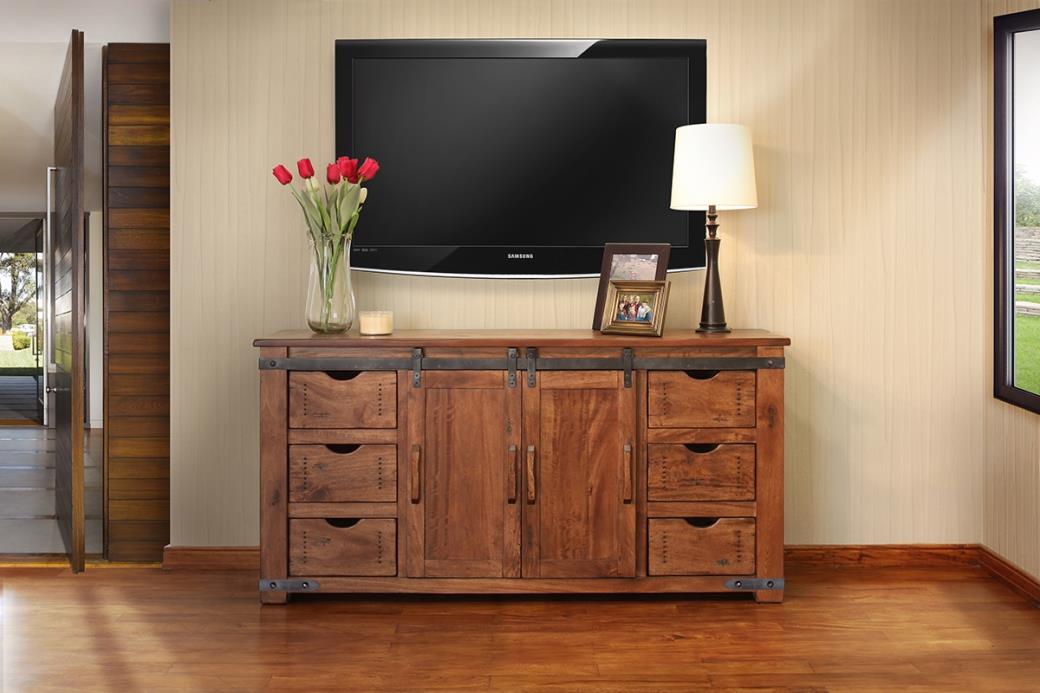 6 Drawer 2 Door 60" TV Stand