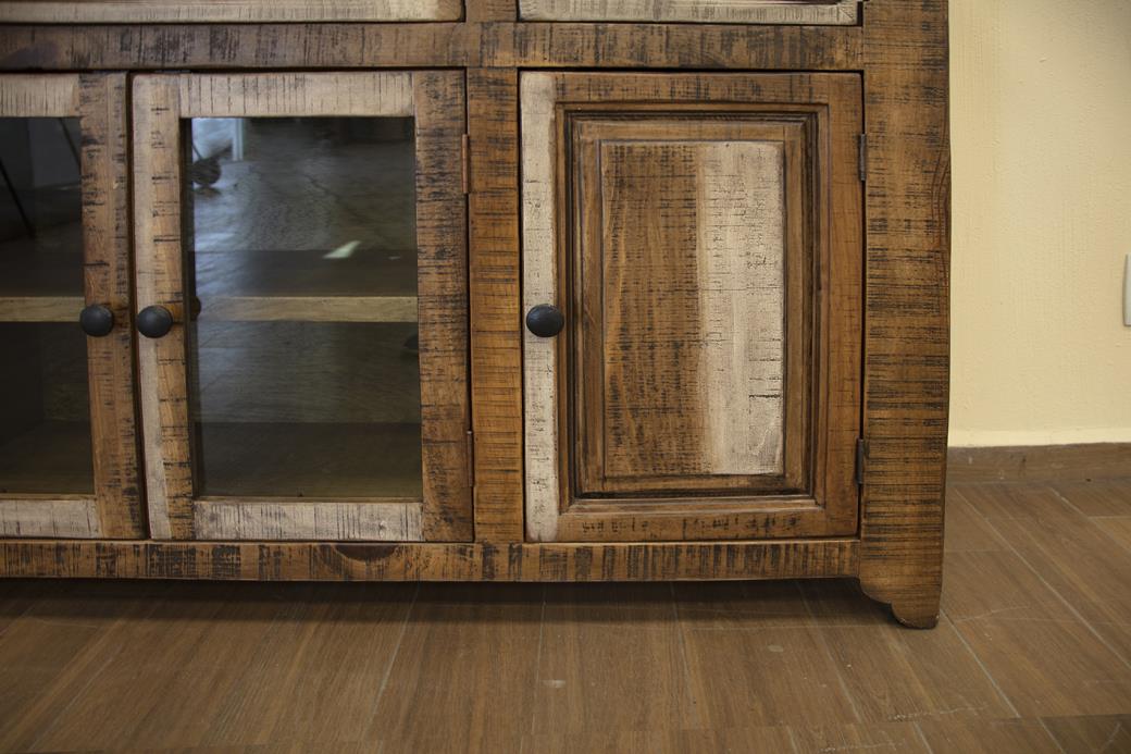 3 Drawer 4 Door Console
