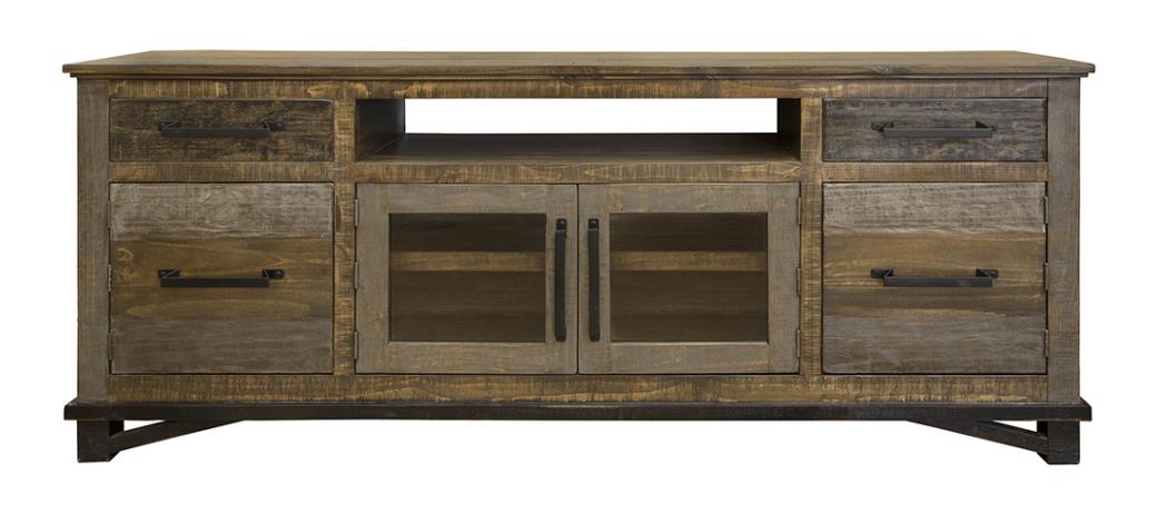 2 Drawer, 4 Doors 76" TV Stand
