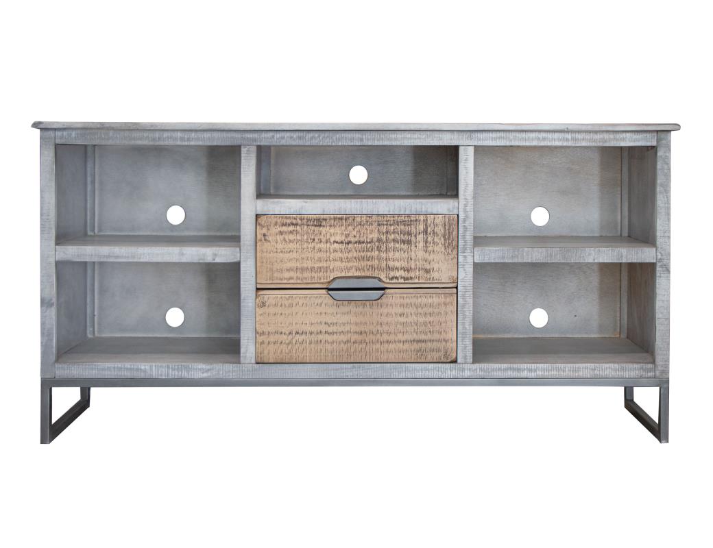 5 Shelves 2 Drawer TV Stand