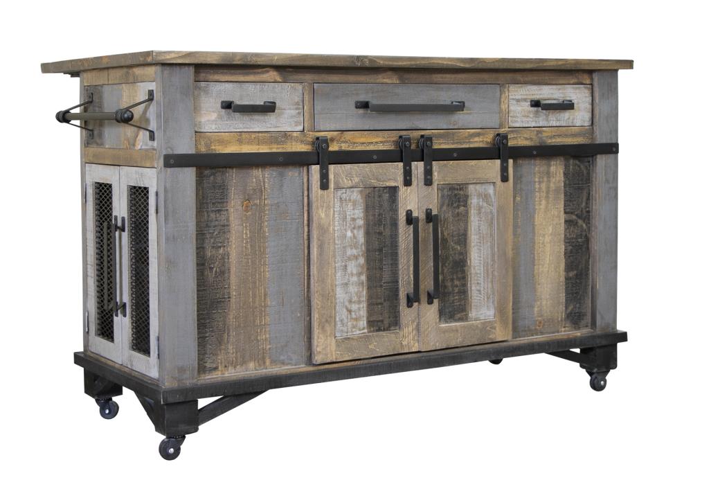 3 Drawer 6 Doors Kitchen Island
