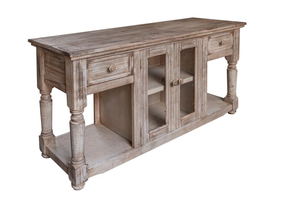 2 Drawer 2 Doors Sofa Table