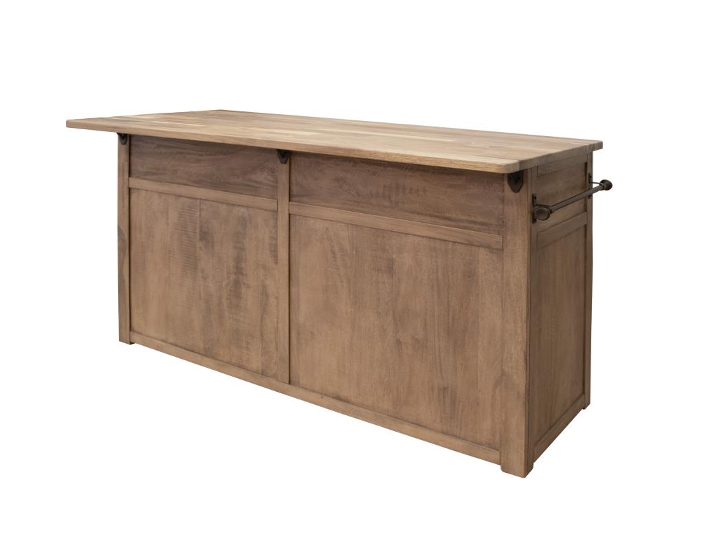 4 Door 2 Drawer Kitchen Island