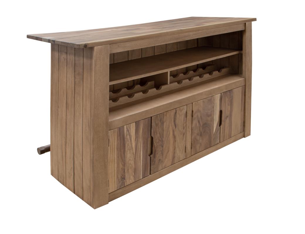 4 Door Wooden Bar