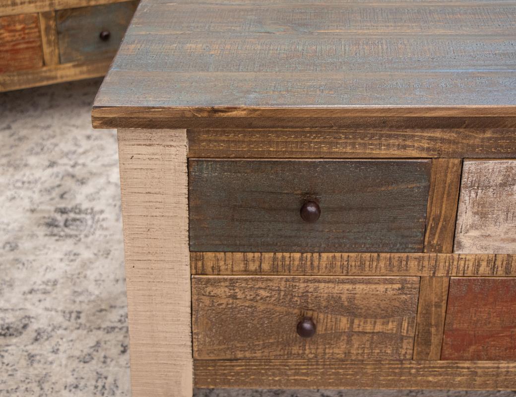 8 Drawer Sofa Table