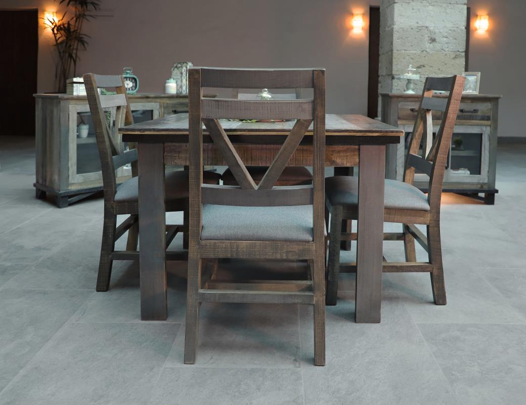 Upholstered Seat Wooden Chair