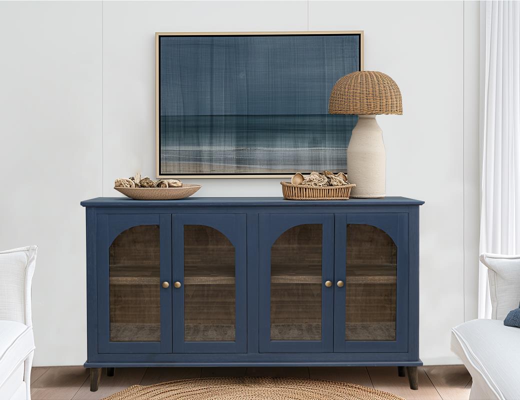 4 Glass Door Console