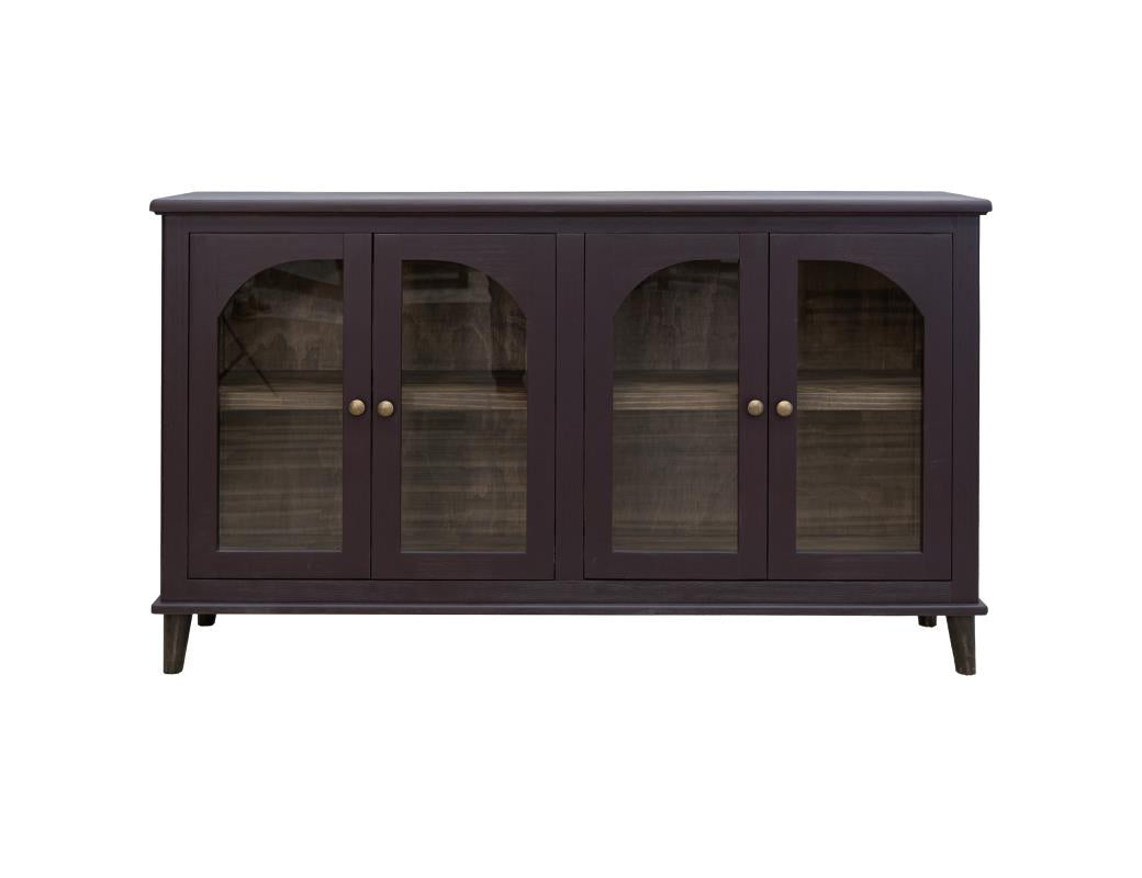 4 Glass Doors Console