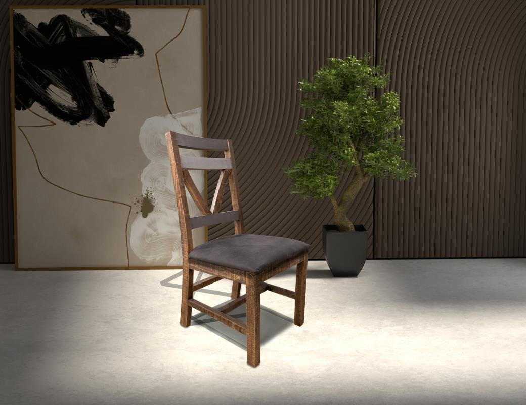 Upholstered Seat Wooden Chair