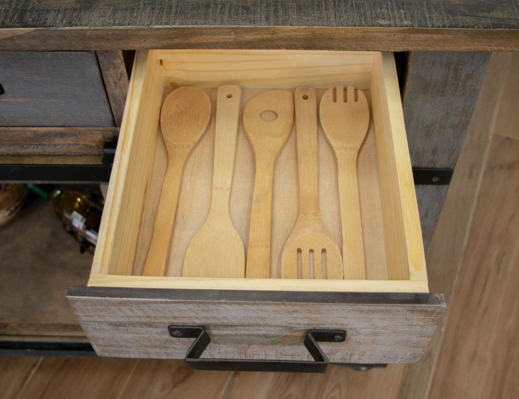 3 Drawer 6 Doors Kitchen Island