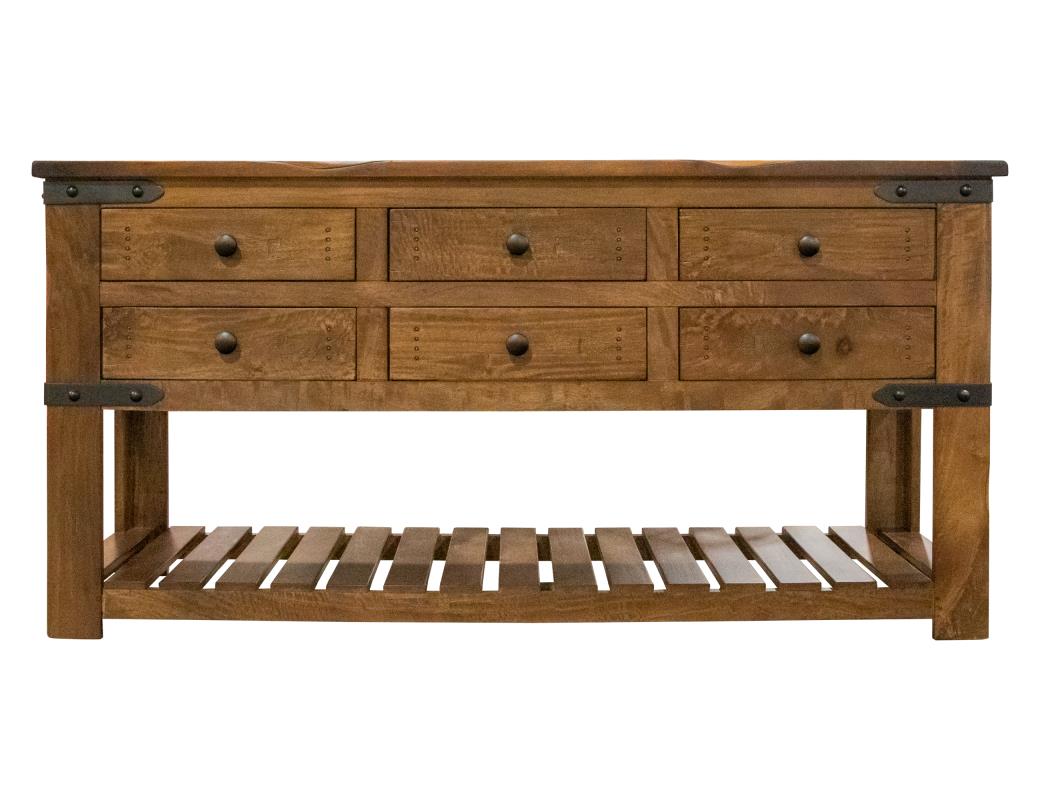 6 Drawer Sofa Table
