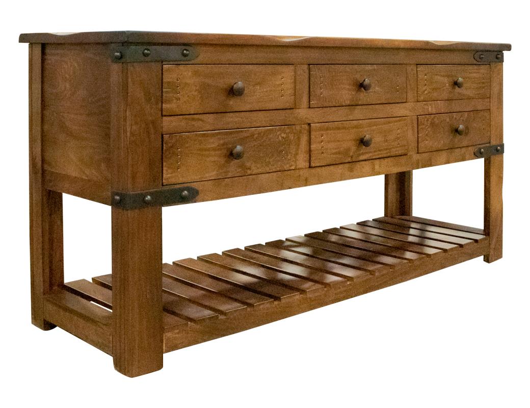 6 Drawer Sofa Table