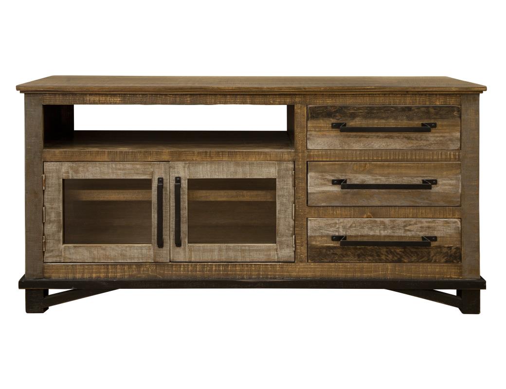 3 Drawer, 2 Doors 62" TV Stand