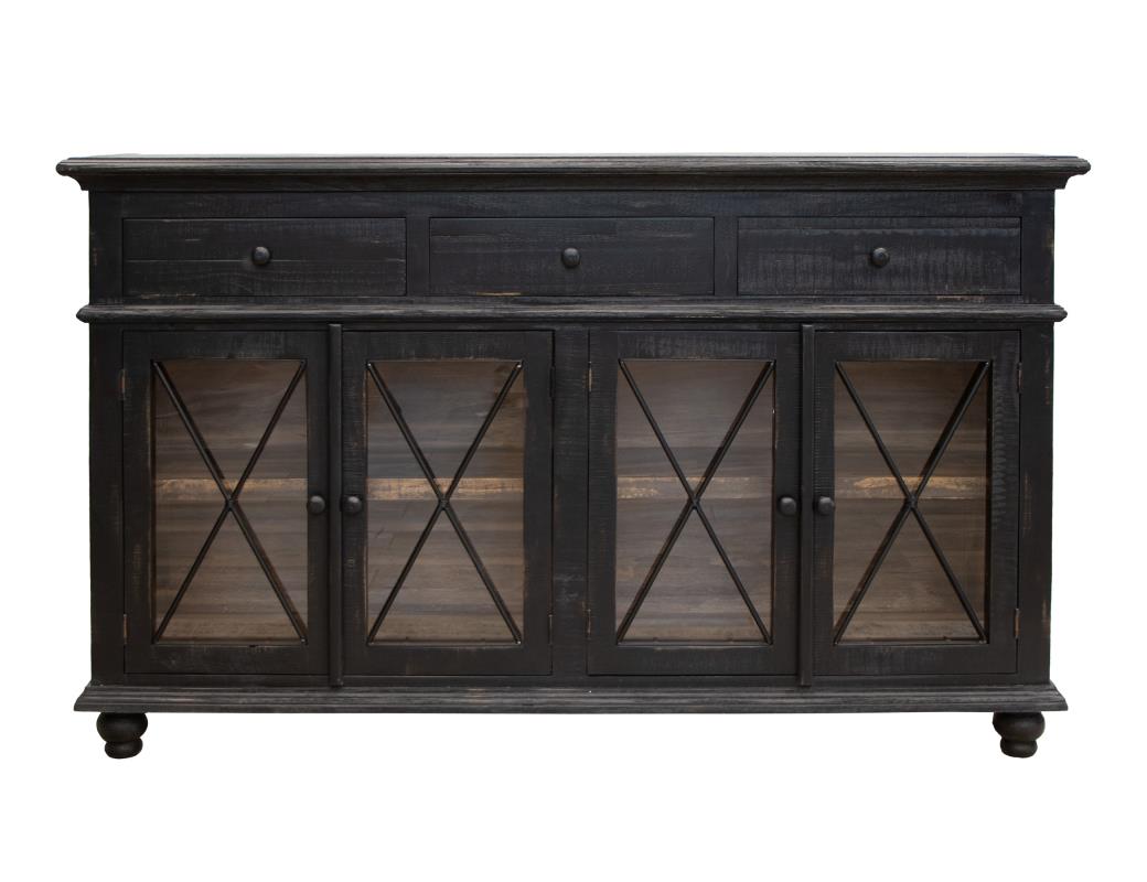 3 Drawer 4 Doors 70" Console