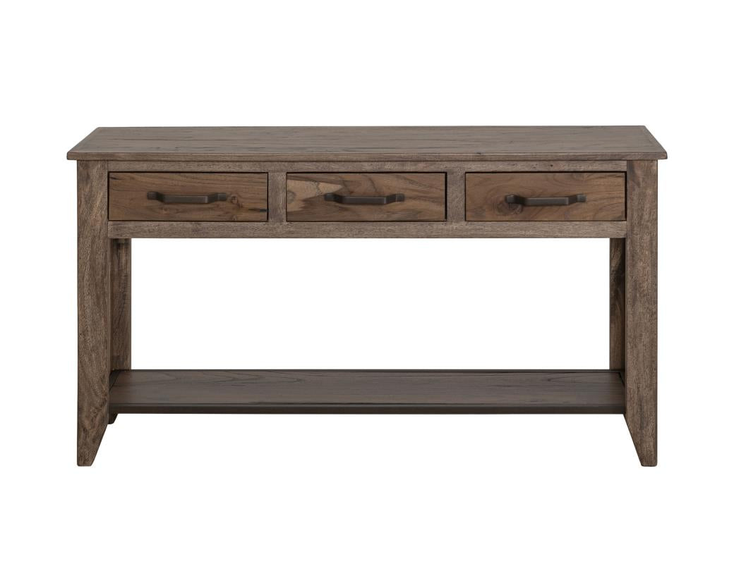 3 Drawer, 1 Shelf Sofa Table