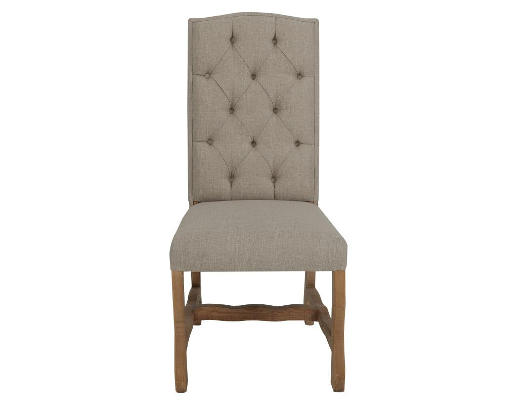 Tufted Backrest Upholstered Chair