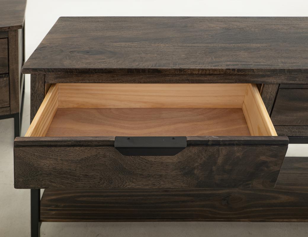 2 Drawer, 1 Shelf Sofa Table