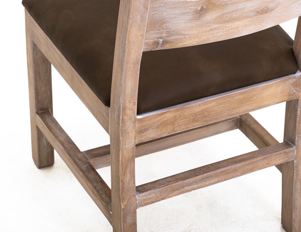 Upholstered Seat Wooden Chair