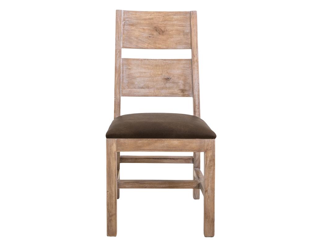 Upholstered Seat Wooden Chair