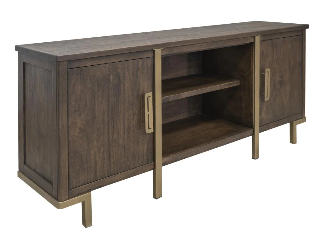 CLEARANCE! 70" Solid Wood Tv Stand
