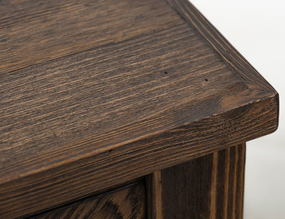 CLEARANCE! Solid Wood 1 Drawer 1 Shelf End Table