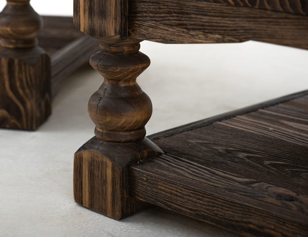 CLEARANCE! 1 Drawer 1 Shelf Solid Wood Coffee Table