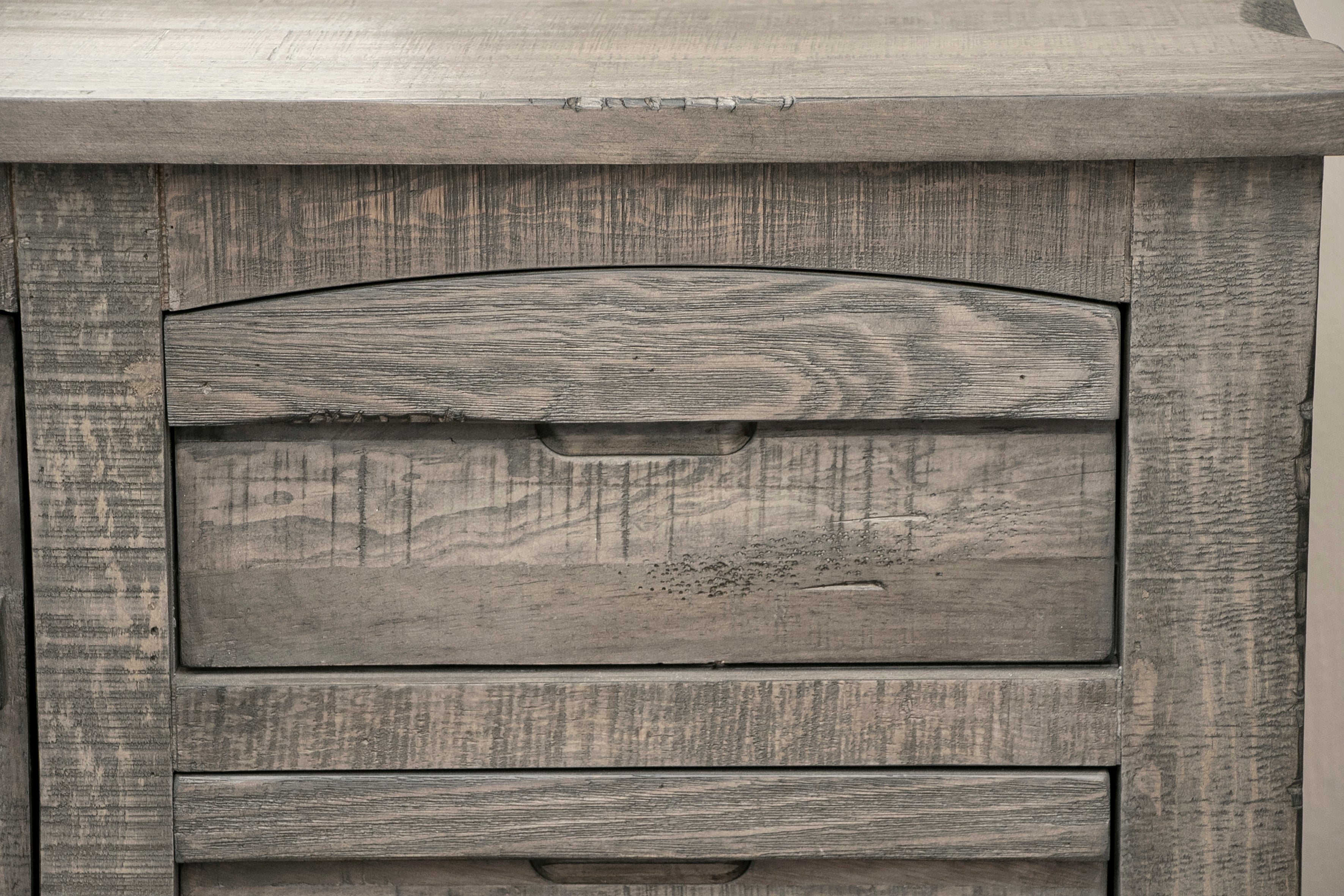 CLEARANCE! 6 Drawer 1 Door Solid Wood Dresser