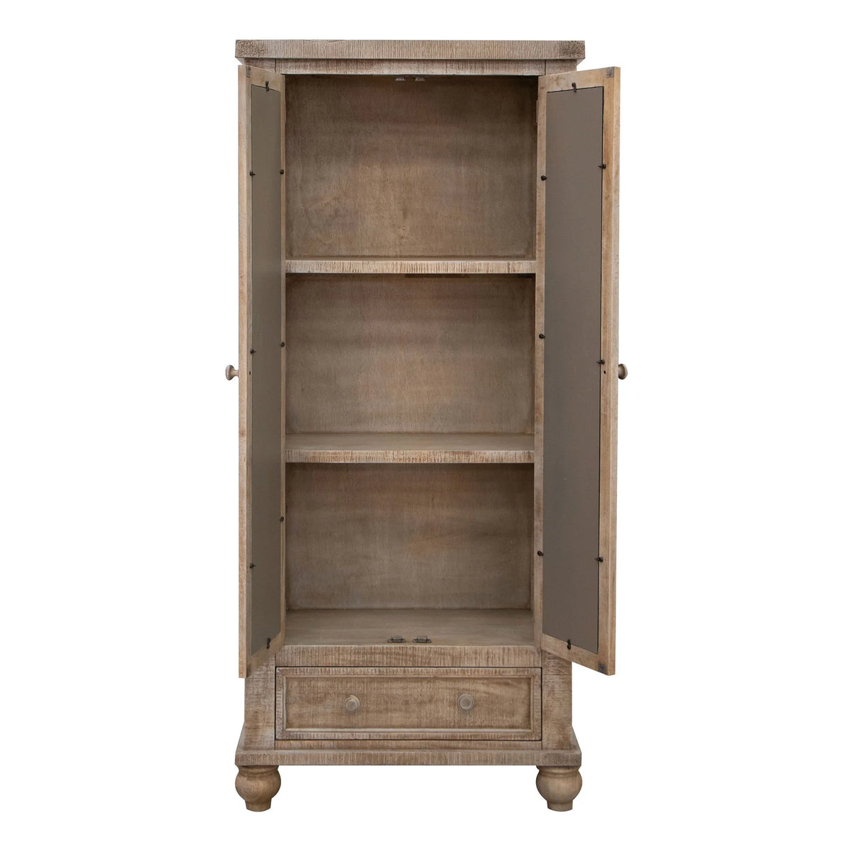 CLEARANCE! Glass Display Cabinet with 2 Doors and 1 Drawer