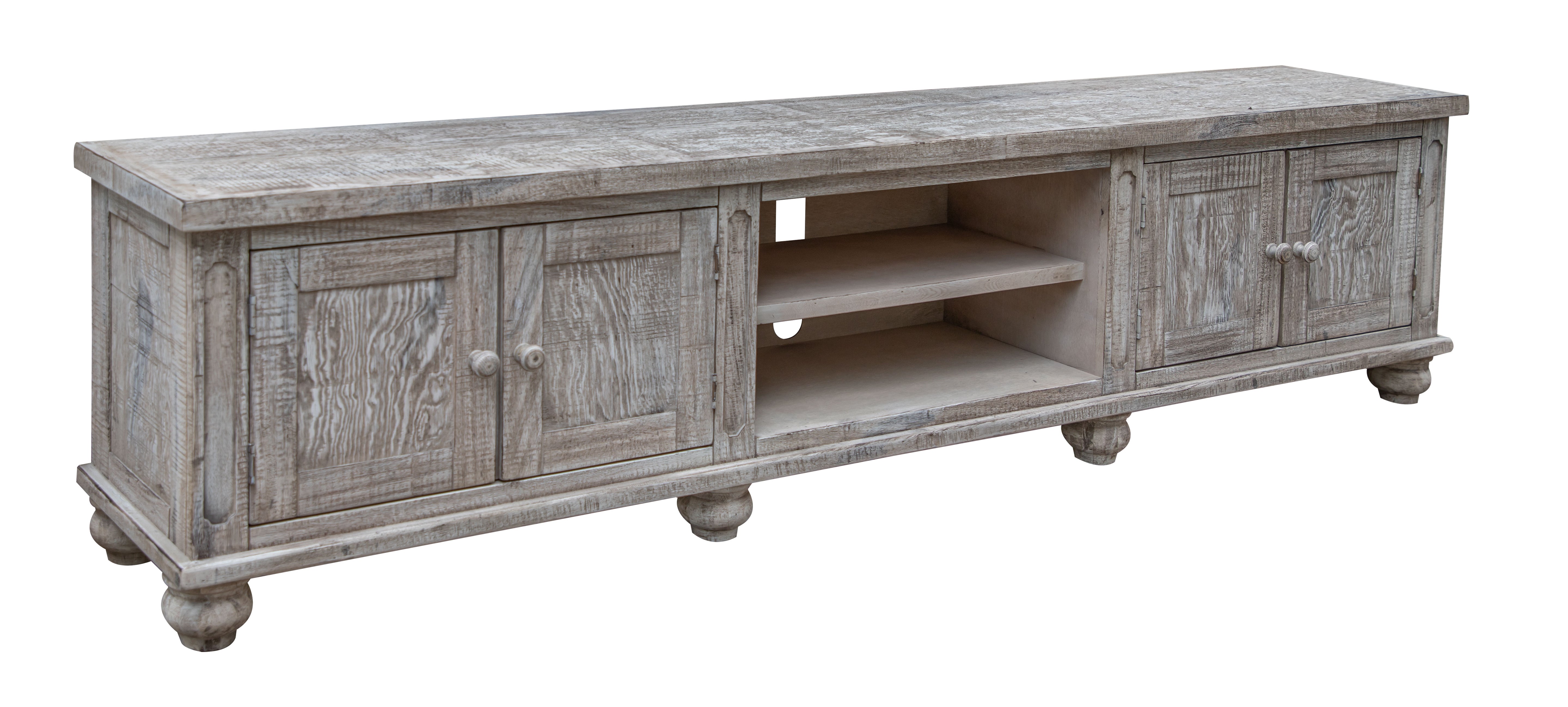 CLEARANCE! 93" Solid Wood TV Stand