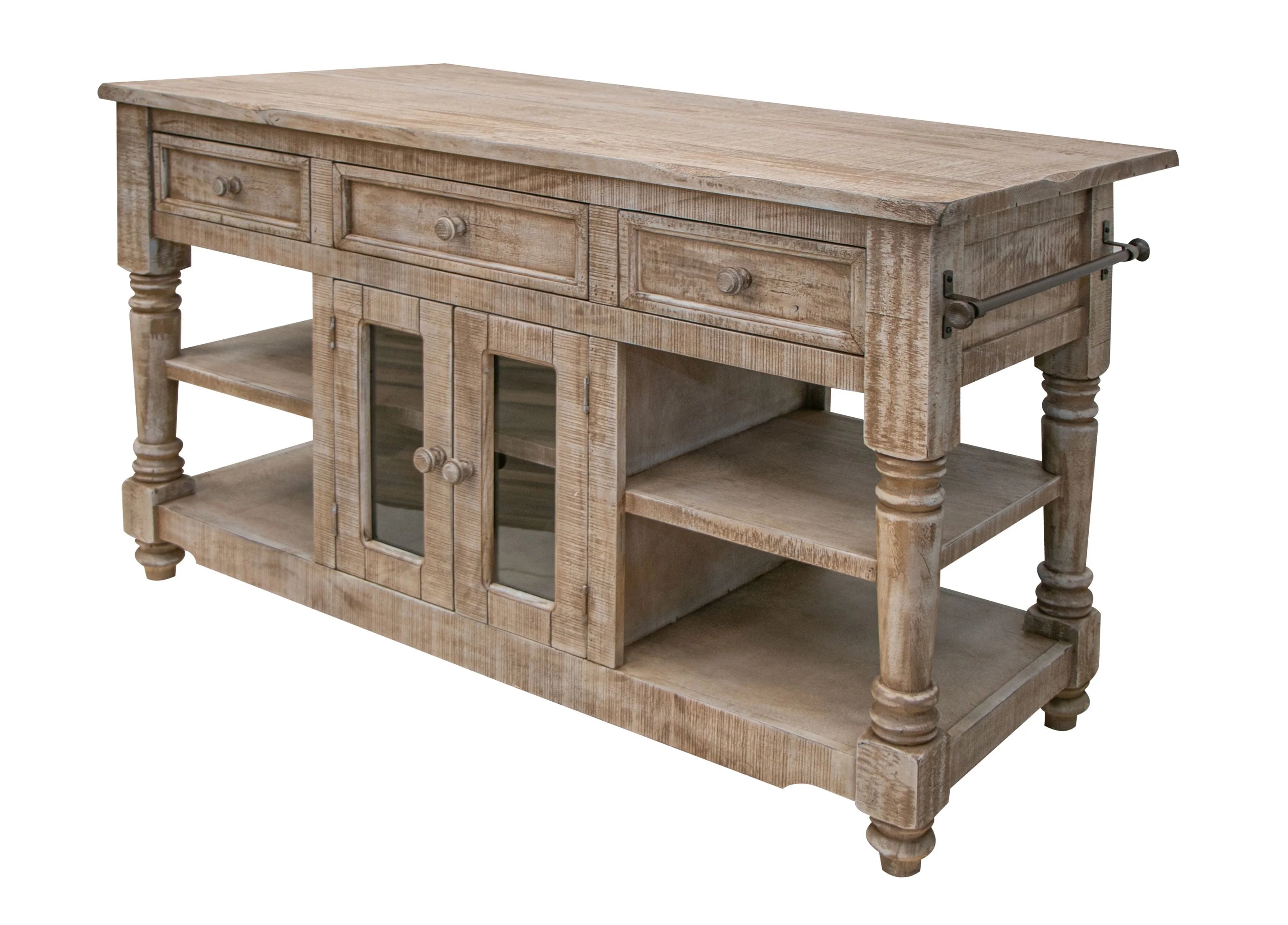 CLEARANCE! Solid Wood Kitchen Island