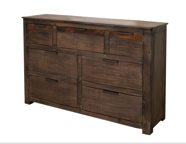 CLEARANCE! 7 Drawer Solid Wood Dresser