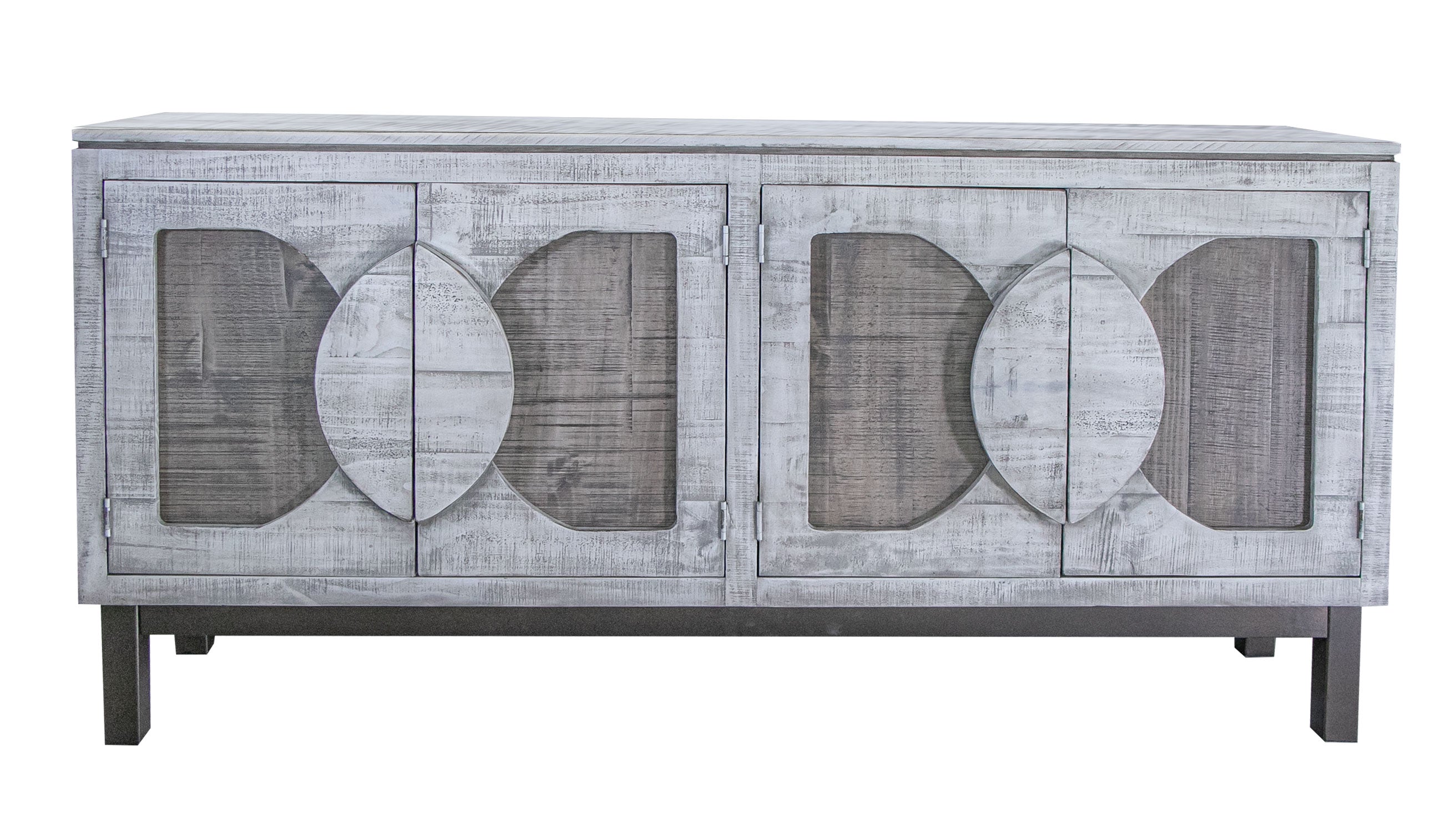 CLEARANCE! 4 Door Console Solid Wood