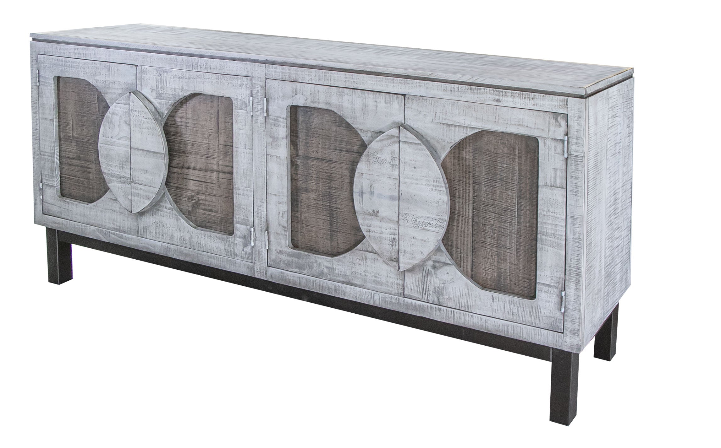 CLEARANCE! 4 Door Console Solid Wood