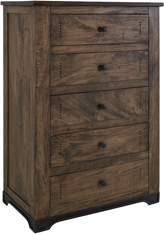 CLEARANCE! Solid Wood 5 Drawer Chest